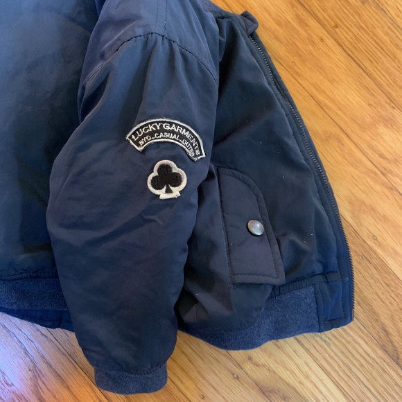 ZARA Members Only Navy Blue Toddler Jacket - Picture 3 of 7